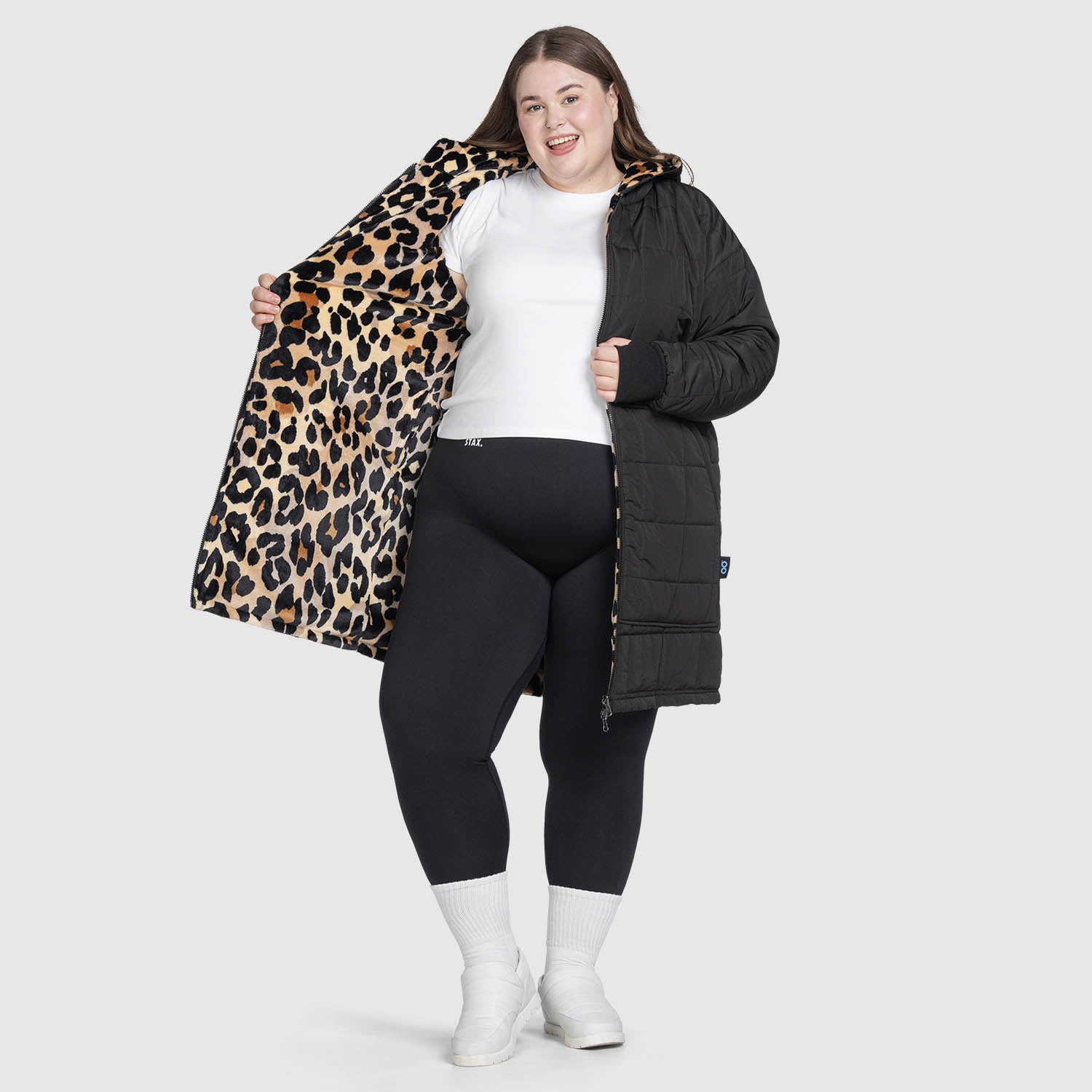 Black / Leopard Print