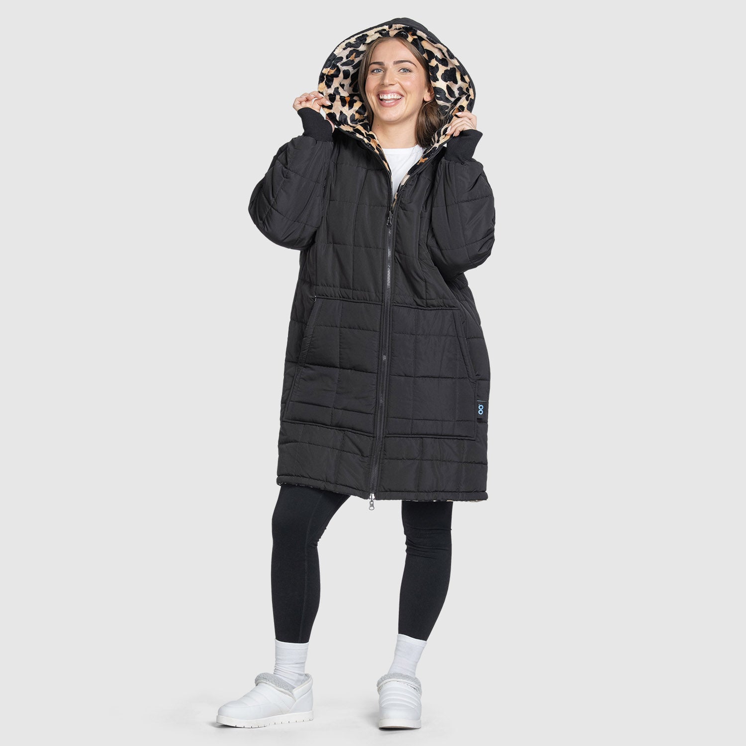 Black / Leopard Print