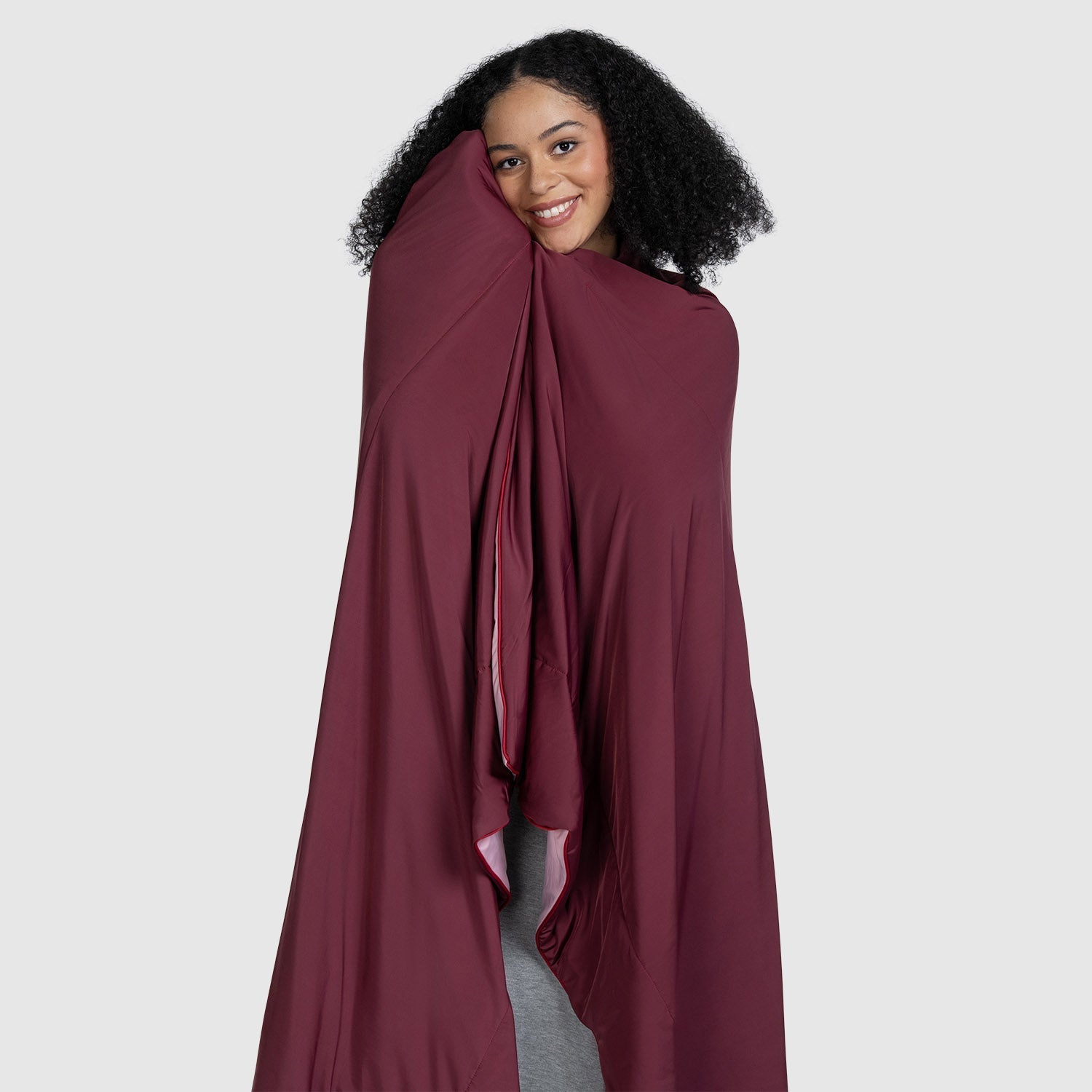 Pink/Burgundy Colour Block Secondary image